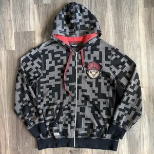 Vintage Y2K Trukfit Lil Wayne Camo Zip Up Hoodie Men's Size XL